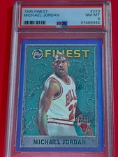 1995 Topps Finest #229 (PSA 8) Michael Jordan