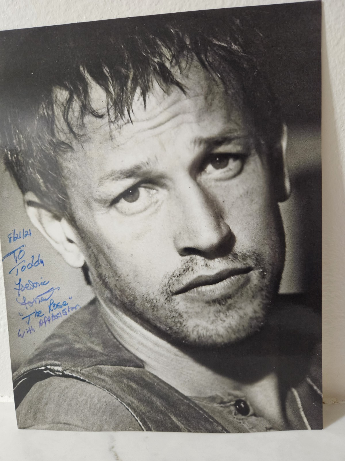 Frederic Forrest - SIGNED - B&W 8X10 Photo - The Rose - Inscribed