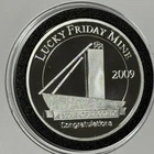 Lucky Friday Mine Idaho Hecla Proof Rare Coin 1 Troy Oz .999 Fine Silver Round