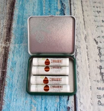LOT OF 4 Lip Balm Cinnamint With Tin Case Young Living Essential Oils NEW