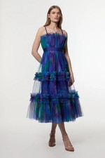 Karen Millen Midi Dress Womens Occasion Dresses