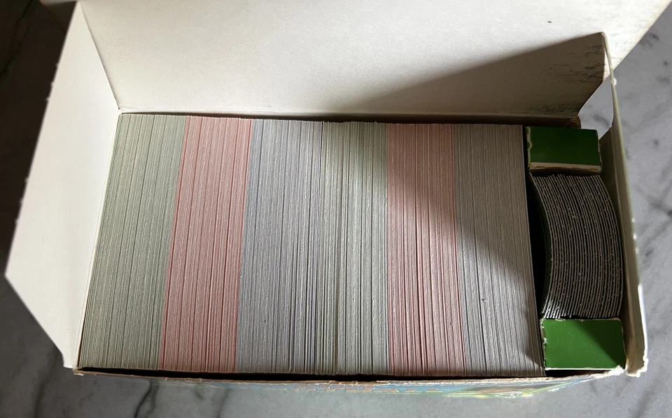 Juego completo de 330 tarjetas de fútbol americano Score 1989 en caja original * Barry Sanders RC Foto 2 de 4