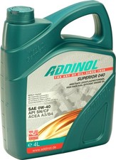 ADDINOL Superior 040 4 Liter 0W-40 Motor�l VW BMW Mercedes Renault 4L