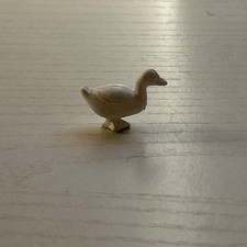 White Ceramic Duck Figurine
