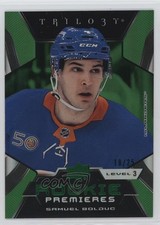2023-24 Upper Deck Trilogy Rare Rookies Green 18/25 Samuel Bolduc #209 1f60