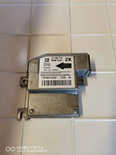 OPEL MERIVA Airbag-Steuergerät 13158713 1.80 Petrol 92kw 2003 21039285