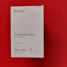 Coloplast Brava Protective Seal Barrier 12039 Sealed Box of 10 NEW Ostomy Suppy
