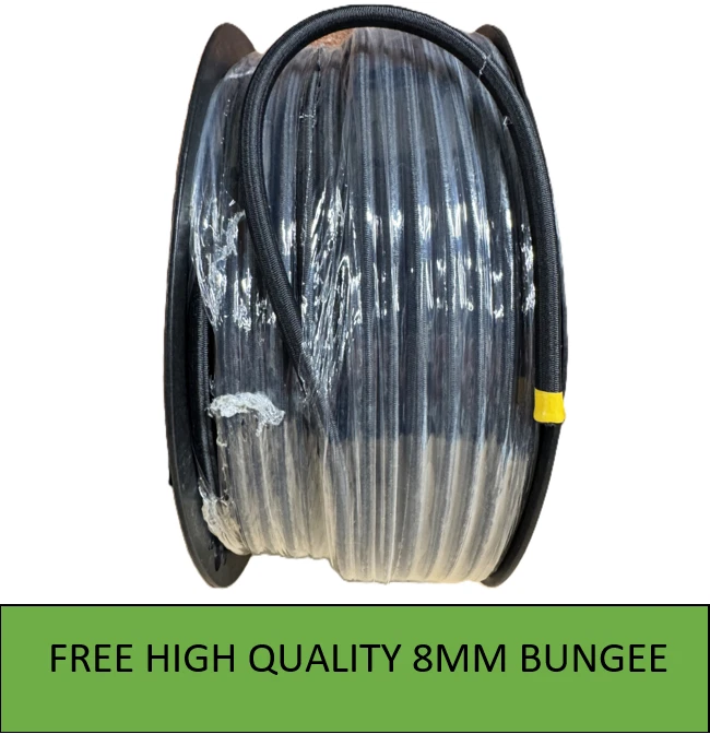 Heavy Duty Skip Net – PVC Mesh for Lorry, Trailer, Tipper – Welded Edge & Bungee - Image 2 of 4