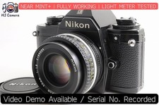 Nikon EM Black SLR Camera Ai-S 50mm f1.8 Lens NEAR MINT  Film Ready From Japan