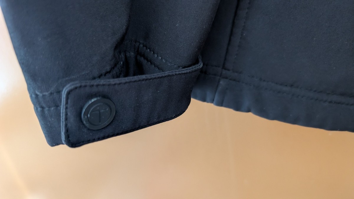 Tumi Tech Jacket Full Zip Softshell Fleece Lined - Mens M - Black Classic Medium View 5