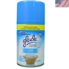 Pack of 6 Automatic 8 oz Clean Linen Spray Refills for Continuous Freshness