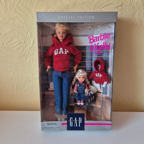 NEW 1997 Barbie Special Edition Barbie & Kelly GAP Giftset Dolls Mattel #18547