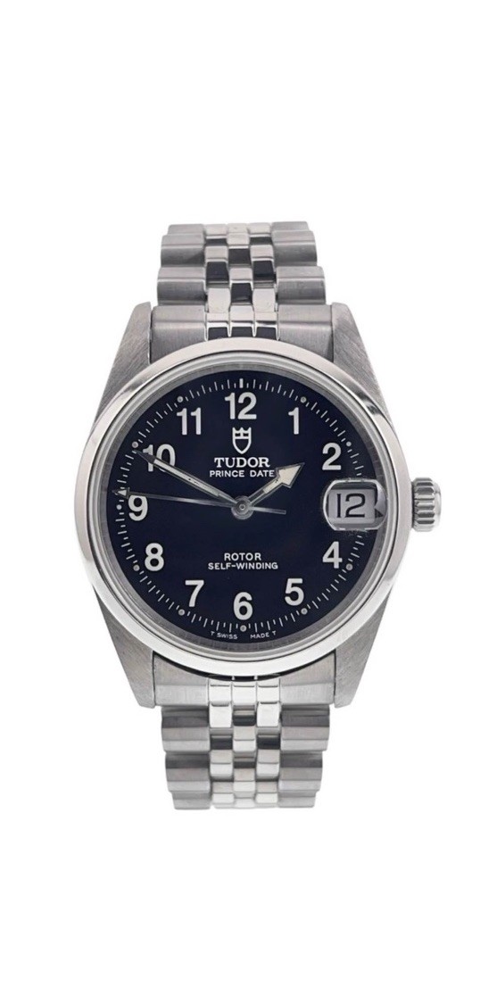 TUDOR PRINCE DATE 72000 32mm BLACK DIAL