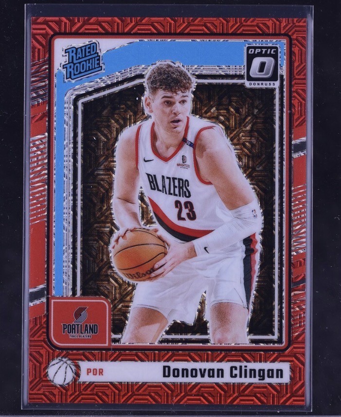 2024 Donruss Optic - Donovan Clingan #272 Choice Red /88 Rated Rookie (RC)