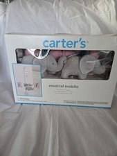 Carter's Plush Animal Musical Mobile - Elephants and Butterflies NIB