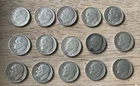 New ListingLot of 15 Vintage 1950-1964 Consecutive Dates Roosevelt 10 Cent Silver Dimes