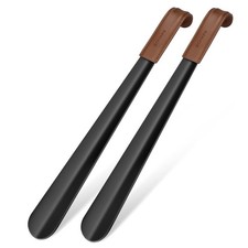 Shoe Horn Long 42 CM Set of 2 - Comfortable Dressing with Shoehorn Long Meta...