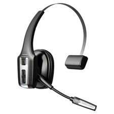 Mpow Bluetooth Headset Mic Noise Cancelling Wireless Trucker PC Phone Headphones