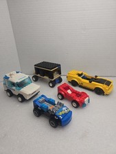 LEGO Lot of 5 Vintage LEGO Vehicles Cars Incomplete Sets PLEASE SEE ALL PICS