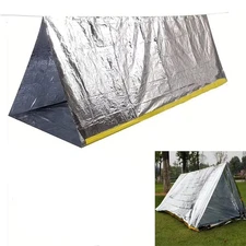 Emergency Shelter Outdoor Thermal Waterproof Survival Tent PE 240 x 150 x 90 cm