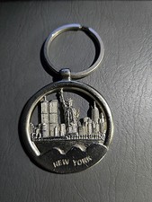 New York City Skyline With Twin Towers Key Ch...