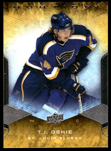 2008 Upper Deck Ovation T.J. Oshie #191 card