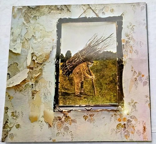 LED ZEPPELIN IV 4 FOUR W GERMANY VINYL LP VG / VG STAIRWAY TO HEAVEN