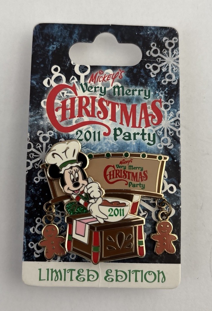 WDW Mickeys Very Merry Christmas Party 2011 Minnie Baking LE Disney Pin B