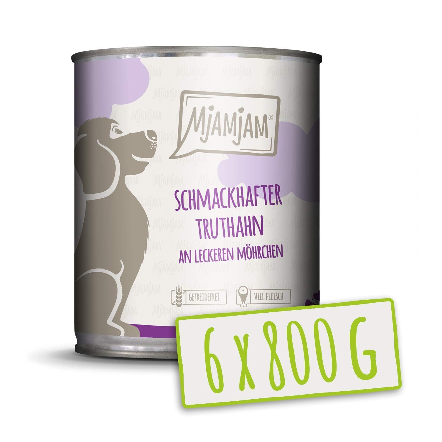 MjAMjAM Cane Tacchino con Carote: Alimentazione Premium Senza Cereali