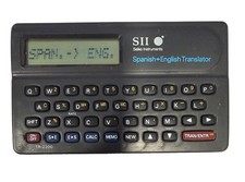 Seiko Instruments SII TR-2200 Spanish-English Electronic Translator
