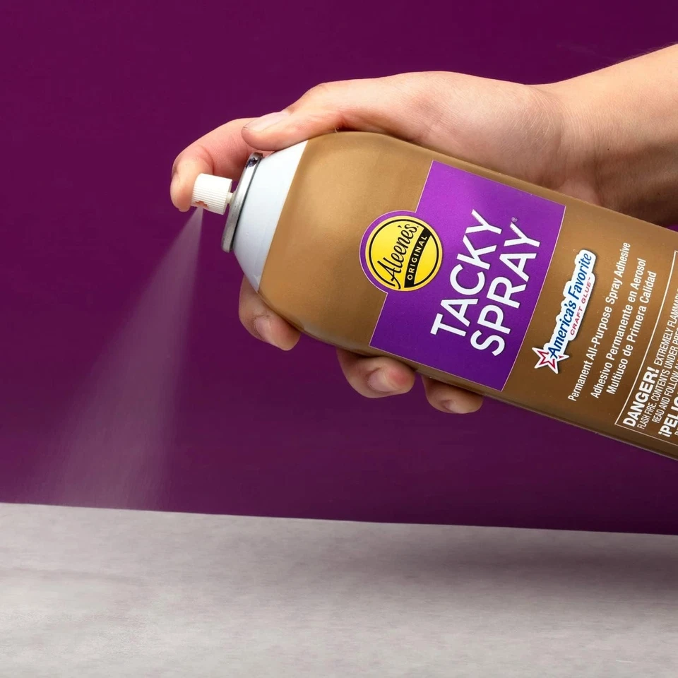 3 Paquetes Aleenes Spray Adhesivo Adhesivo Multiusos, 11 Onzas Seca Transparente, Fuerte Foto 4 de 4