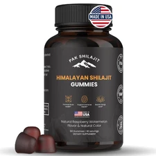 PakShilajit Pure Sundried Himalayan Shilajit Gummies for Men & Women | Organi...
