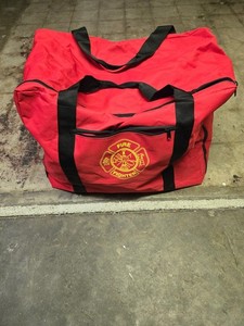 LINE2design Firefighter Rescue Step-In Turnout Gear Bag w/strap
