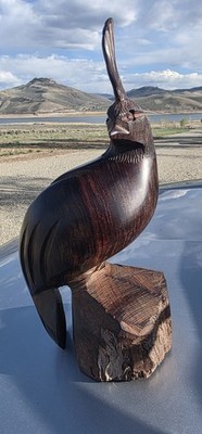 Quail carved from Iron Wood!