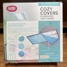 4 PK Fluorescent Light Covers for Ceiling Lights, Classroom Office or Light Cove