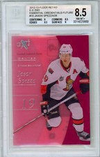 2012-13 Fleer Retro Essential Credentials Future /28 Jason Spezza BGS 8.5