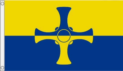 Grafschaft Durham Flagge 5' x 3' offizielle New County Flaggen England englische Grafschaften