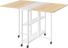 Tavolo Richiudibile Compatto Da Pranzo, Tavolo Mobile per Piccole Cucine, Scriva