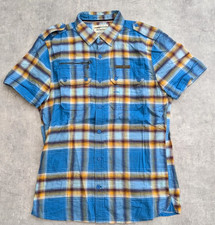 Diesel Shirt Mens S Slim Plaid Grunge Y2K Western Hiking Retro Utility Gorpcore