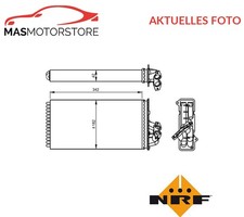 WÄRMETAUSCHER INNENRAUMHEIZUNG NRF 54297 P NEU OE QUALITÄT
