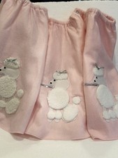 3 Three Pink Poodle Skirts / Girls Size 8-10 / Elastic Waist /Skirt Length 17