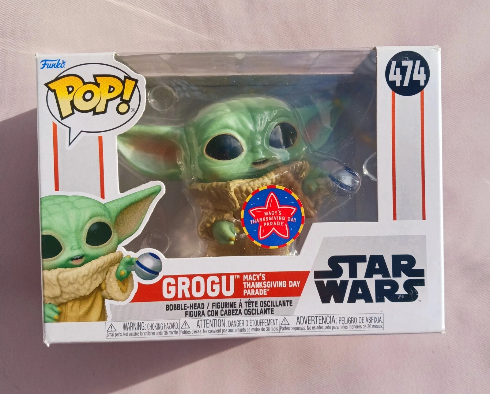 Funko Pop! Star Wars The Mandalorian Grogu #474 Macy's Thanksgiving Day Parade