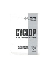 Lem Cyclop Manuale In Inglese E Italiano 277378