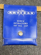 Vintage Gambles Artisan 5 Pc Screw Extractors Set No. 35P Ace Brand USA 