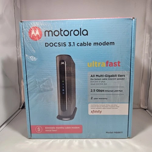 Motorola MB8611 DOCSIS 3.1 Multi-Gig Cable Modem