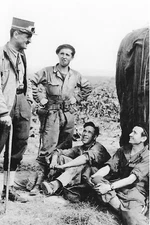 WW2 - France 44 - Gal Leclerc and a crew of the 501st RCC of the 2nd DB 