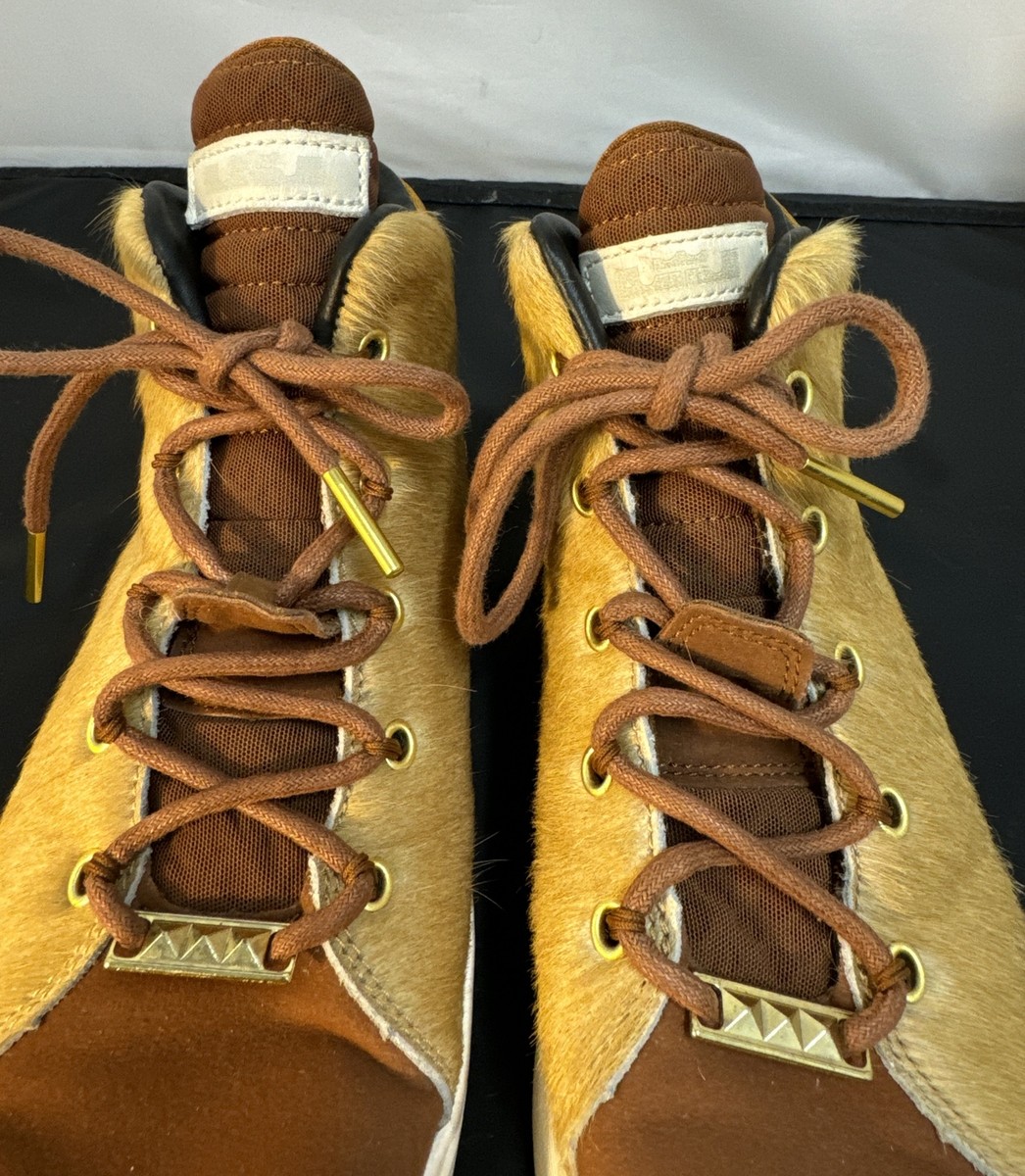 Nike Lebron 12 NSW Lifestyle Lions Mane Size 8.5 Nike Brown