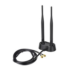 2.4GHz 5GHz 5.8GHz MIMO RP-SMA Magnetic Antenna for WiFi Router Hotspot Security
