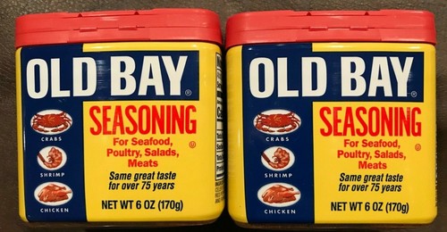 Old Bay Seasoning Seafood SeasoningLot of 2 - 6 oz