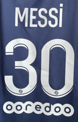 Nike Psg Messi 30 Home Ligue 1 Stadium jersey 22/23 Size L Men